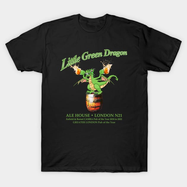 Little Green Dragon T-Shirt by Spyinthesky